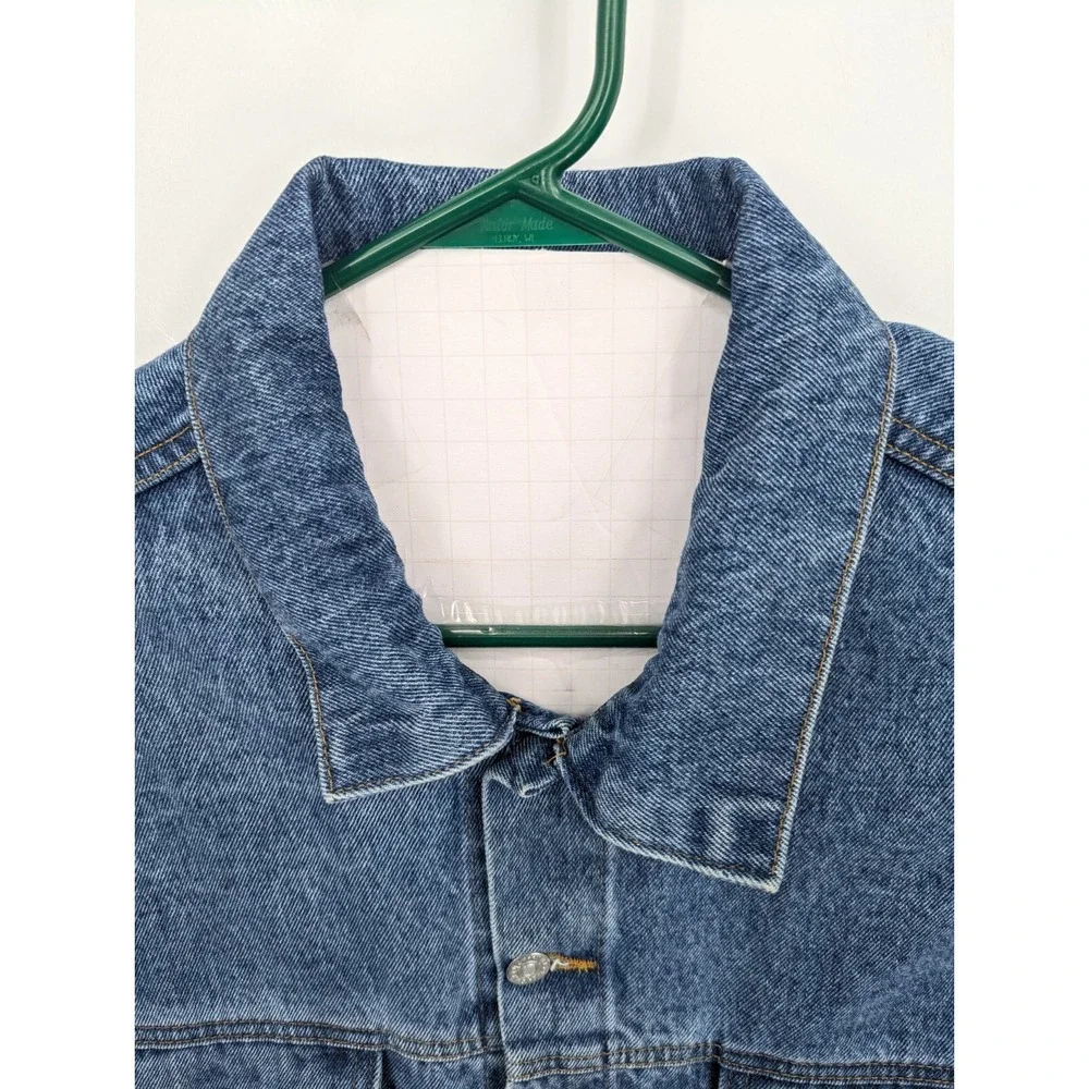 Vintage Always Coca-Cola Coke TYCA Denim Jean Jacket Men's Size XL MADE IN USA!